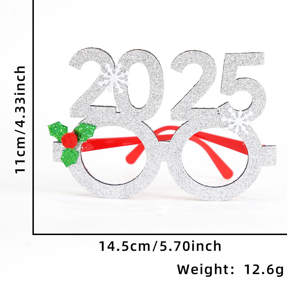 Wholesale Christmas Glasses Children's Party Decorations Christmas Decorations Photo Props Elk Glasses Frame